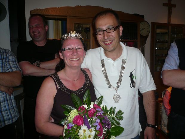 Garde Königspaar Luis und Carola