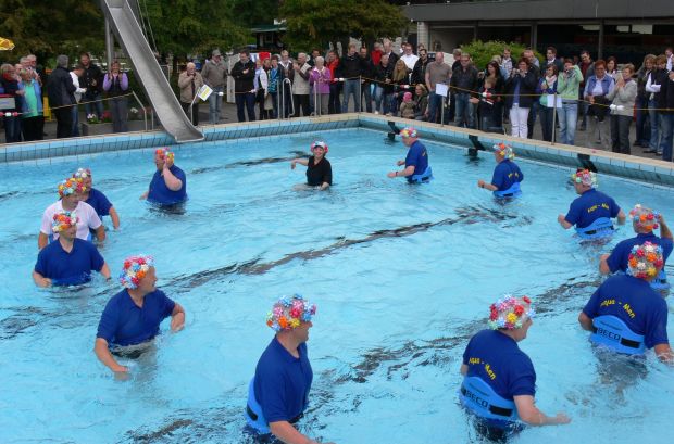 Oelder Schützen im Stromberger Freibad
