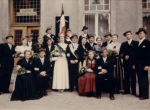Schützenverein Stromberg Thron 1954