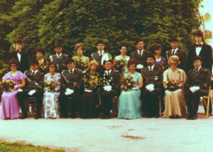Schützenverein Stromberg Thron 1977