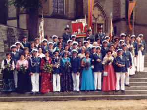 Schützenverein Stromberg Thron 1980