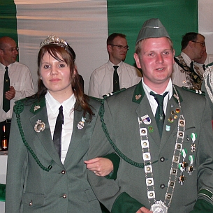 Jungschützenkönig Michael Stemich und Jessica Kleinelanghorst